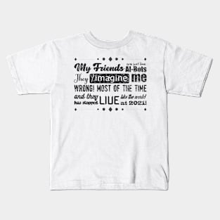 My Friends Are AI-Bots Kids T-Shirt